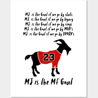 MJ is the MF Goat Posters and Art